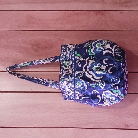 Vera Bradley Bags Vera Bradleys Blue Floral Bag And Pouch Poshmark